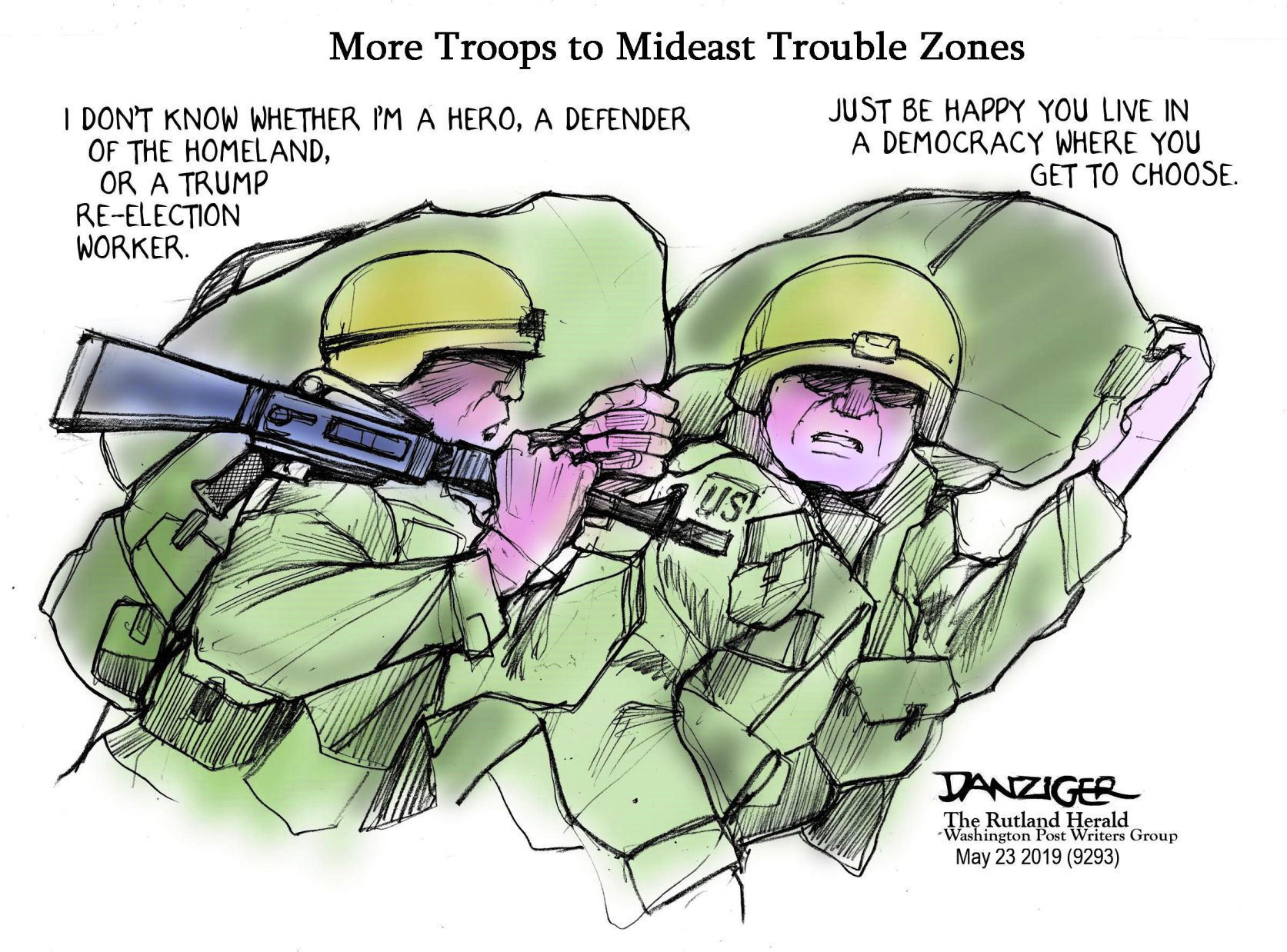 Jeff Danziger cartoon